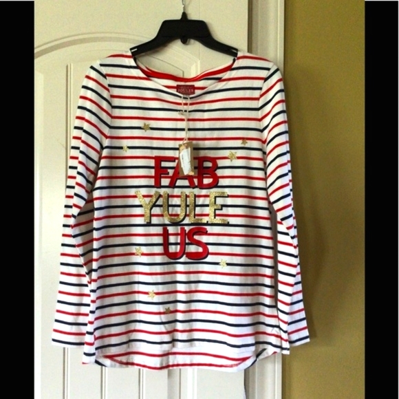 SALE OFR🆕JOULES “FAB YULE US” HARBOUR JERSEY TOP(Sz6) - Picture 8 of 15